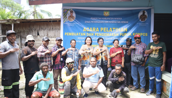 Disnak Garut : Pelatihan Pupuk Kompos Diharapan Dapat Menambah Nilai Ekonomis Peternak OAP Di Garut